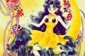 #美少女战士# 90s 猫星人 露娜、亚提密斯 珍藏原画人形姿态图片