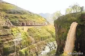 山西阳泉平定县：1939年的娘子关瀑布，你不曾见过的奇异景观图片
