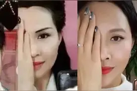 抖音变脸女王，一张脸扮演整个娱乐圈，网友：娶她天天可以换老婆图片