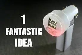 用点烟器自制充电宝，手机不怕没电啦！视频封面