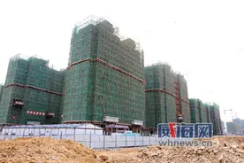 逍遥社区40栋回迁楼主体封顶 年底全部竣工图片