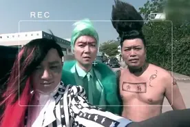 福禄寿成员化身超人气组合Big Pan，非主流造型让人眼前一亮