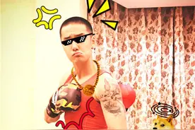 蒋劲夫晒搞怪拳击照 良心P图支持《铁拳》图片