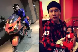 欧弟帅骑重机 腿太短糗踩不到地图片