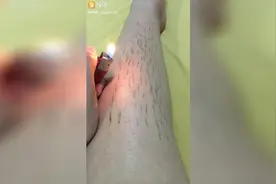 女生长腿毛这样做视频封面