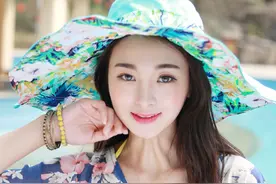 夏季防晒大作战，宽沿防晒帽就是让你白图片