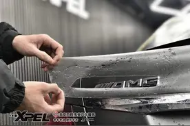 看案例比品质！奔驰 AMG E43 完美施工XPEL哑光专车专用隐形车衣图片