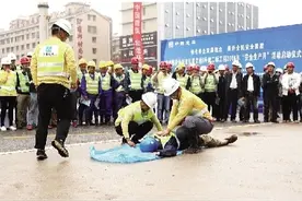 地铁5号线 施工应急演练图片