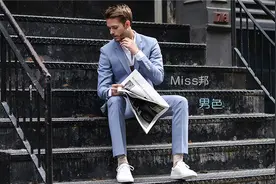 他就是非妖怪系直男范儿穿衣搭配的范本图片