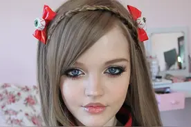 16岁的真人芭比娃娃，美的不太真实图片