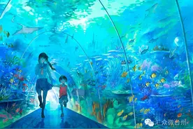 陆地看深海？恩！台州海洋世界为你的假期画上一个圆满的句号。图片