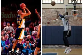 被这投篮姿势感动哭了图片