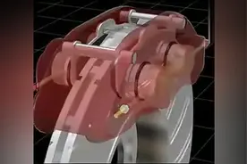 3D动画演示刹车分泵的工作原理！视频封面