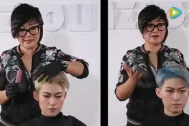 漂过5次的头发也能染出权志龙薄荷蓝！