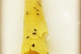 自制零食之平底锅蛋卷.图片