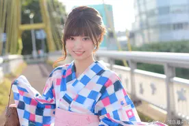 据说这个妹子是日本穿浴衣最好看的女人，清纯可爱太赞了！图片