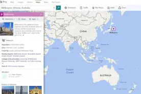 因使用错误的维基百科数据 Bing地图丢失了墨尔本图片