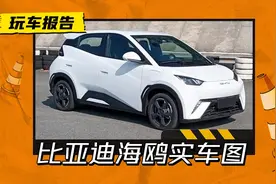 比亚迪海鸥实车曝光，白/粉配色颜值稳了，钠电池版6万起售？图片