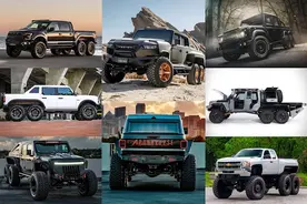 何为终极越野神器？全球最疯狂的7款六驱皮卡，认识2款便是大神图片