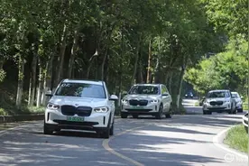 翻山越岭测电耗？长途试驾纯电动宝马iX3图片