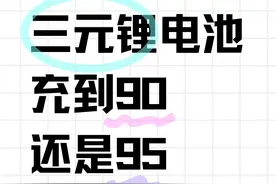 三元锂电池充到90还是95图片