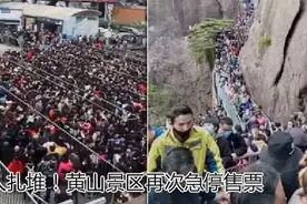 景区闭园，家长竟带孩子爬墙进入！保安怒怼：就这样教孩子？图片