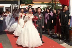 移风易俗！襄垣4对新人举行集体婚礼图片