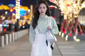 10套“薄荷绿”穿搭示范 显白又气质图片