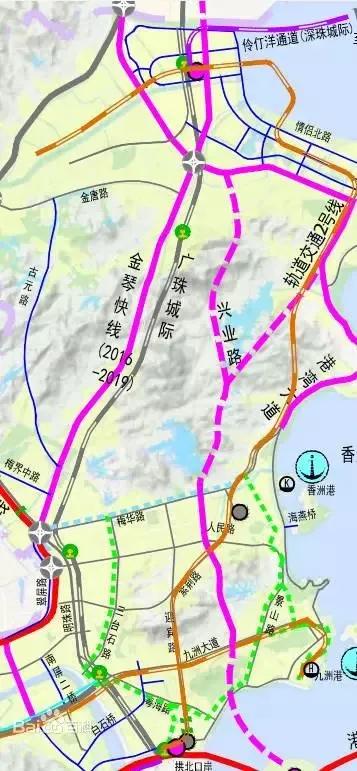 珠海将迎来首条“地铁”!线路图首次曝光