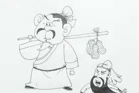 刘备关羽简笔画视频封面
