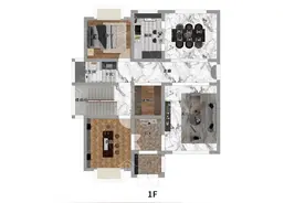 乡村民宿风7房2厅网红款别墅 现代风三层自建房图片