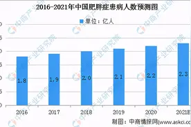 2021年中国减肥药市场规模及发展趋势预测分析图片