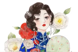 这组自带飘逸的小清新水彩少女简直美翻！内附详细教程不学就亏了图片