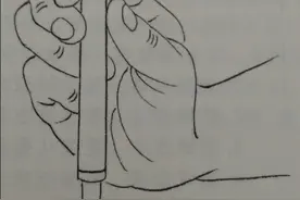 新手如何学画工笔花鸟画？夜沉溪来帮你:怎么样握笔及线条的训练图片