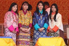 不丹老国王好福气：娶4个姐妹生5个如花似玉的公主，比佩玛还美图片