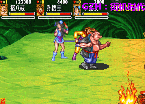 街机游戏《西游释厄传》最无耻的打法，把BOSS提前拖出来打