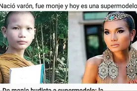 泰国美女养成史：当了6年和尚后，摇身一变竟成国际超模图片