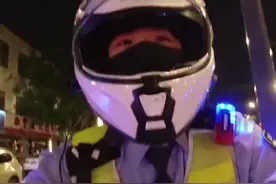 江苏骑警小姐姐温柔喊话路边车主走红，网友：道路都被萌化了图片