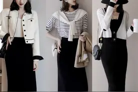 半身裙是女人的最爱！直筒裙、包臀裙、百褶裙搭配示范，太美了图片