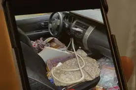 人在车中坐，重物天上来！两人不同程度受伤，还造成多车追尾，但后续还是一团迷雾图片