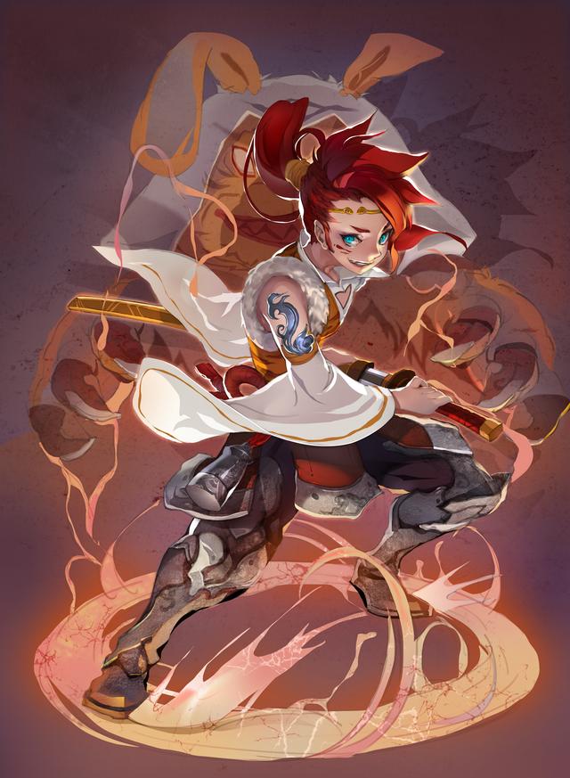 唯美国漫风格《三国罗曼史》游戏卡牌高清原画 女性版三国人物欣赏