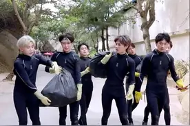看S.K.Y捡了一个月的垃圾，发现这才是偶像存在的真正意义图片