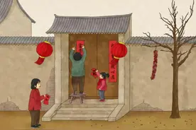 去村里走了一圈，发现一大半人家贴错春联和福字，你家贴对了吗？图片