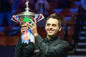 奥沙利文18比8横扫威尔逊，六度“封王”斯诺克世锦赛图片