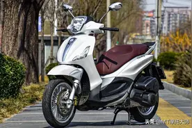 售价将近6万，实拍比亚乔大轮绵羊：高端欧系风格，水冷电喷动力图片