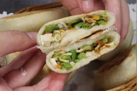 早餐别再买了，一把豆角加一碗面粉，皮薄馅大，味美又营养图片