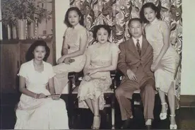 老照片，30岁的杜致礼神采飞扬，图七宋子文的妻女光彩照人图片