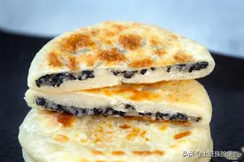 河南名小吃烫面糖饼在家做，香酥松软，做一次吃一周！图片