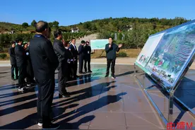 朱兴友带队到沾益区视察曲靖市探索中心城区城市公益性公墓工作图片
