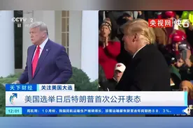 特朗普金色头发变得花白图片